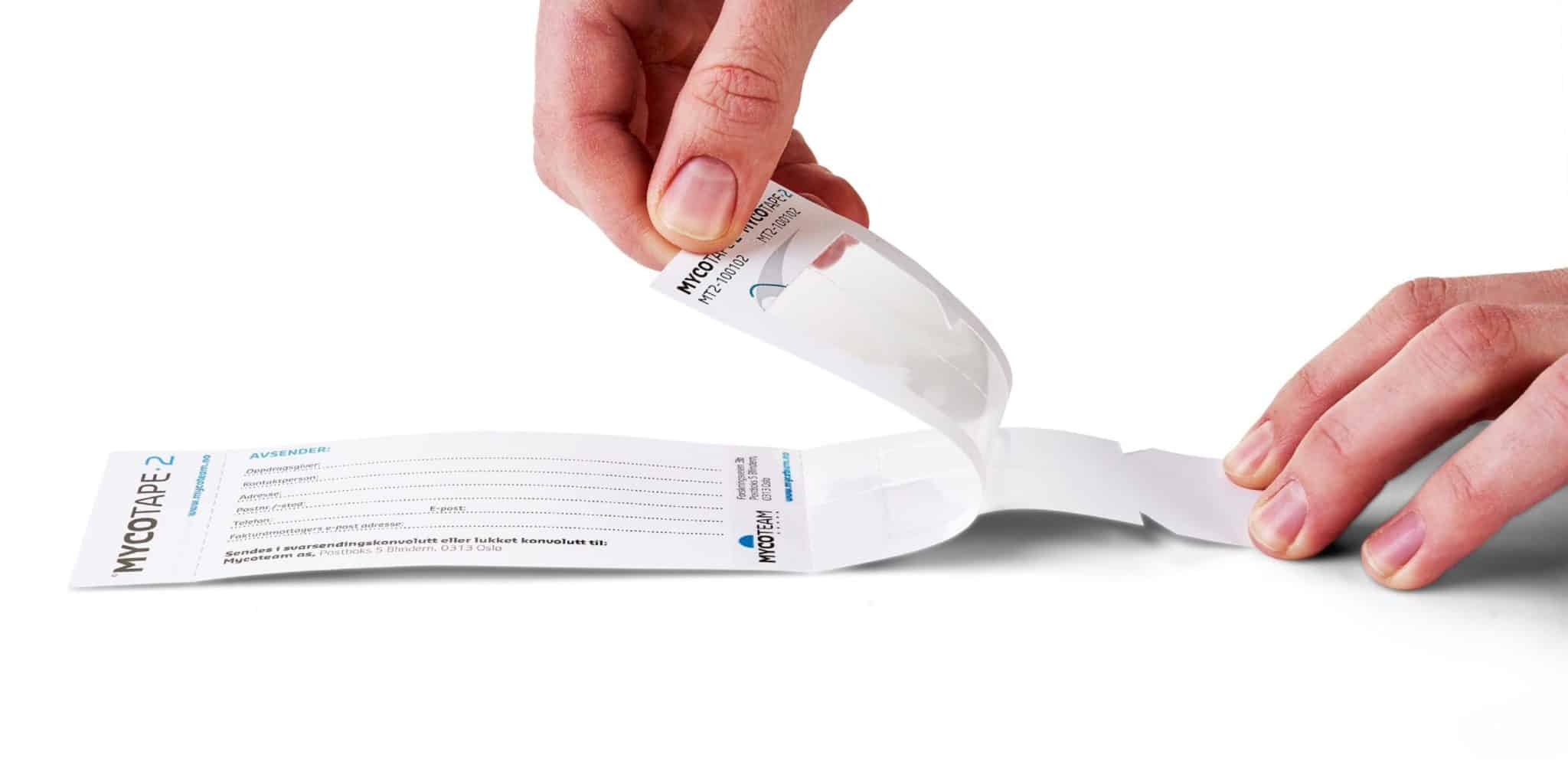 Prøvetaking med Mycotape DNA